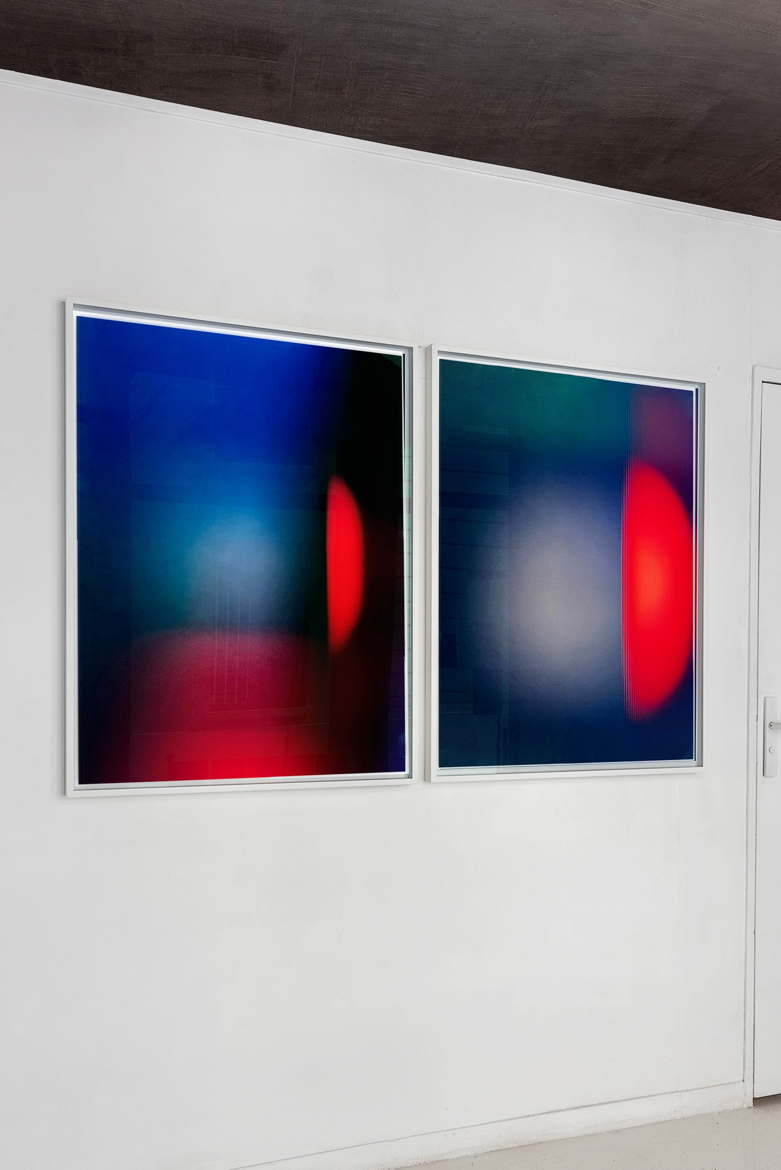 Vue de l'exposition "Géométrie du quotidien" d'Emmanuel Segaut à la Galerie marie-robin, 2021
