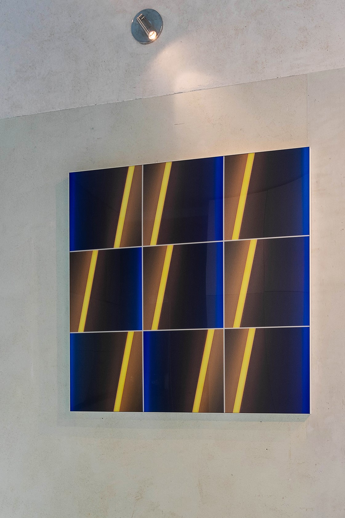 Vue de l'exposition "Géométrie du quotidien" d'Emmanuel Segaut à la Galerie marie-robin, 2021